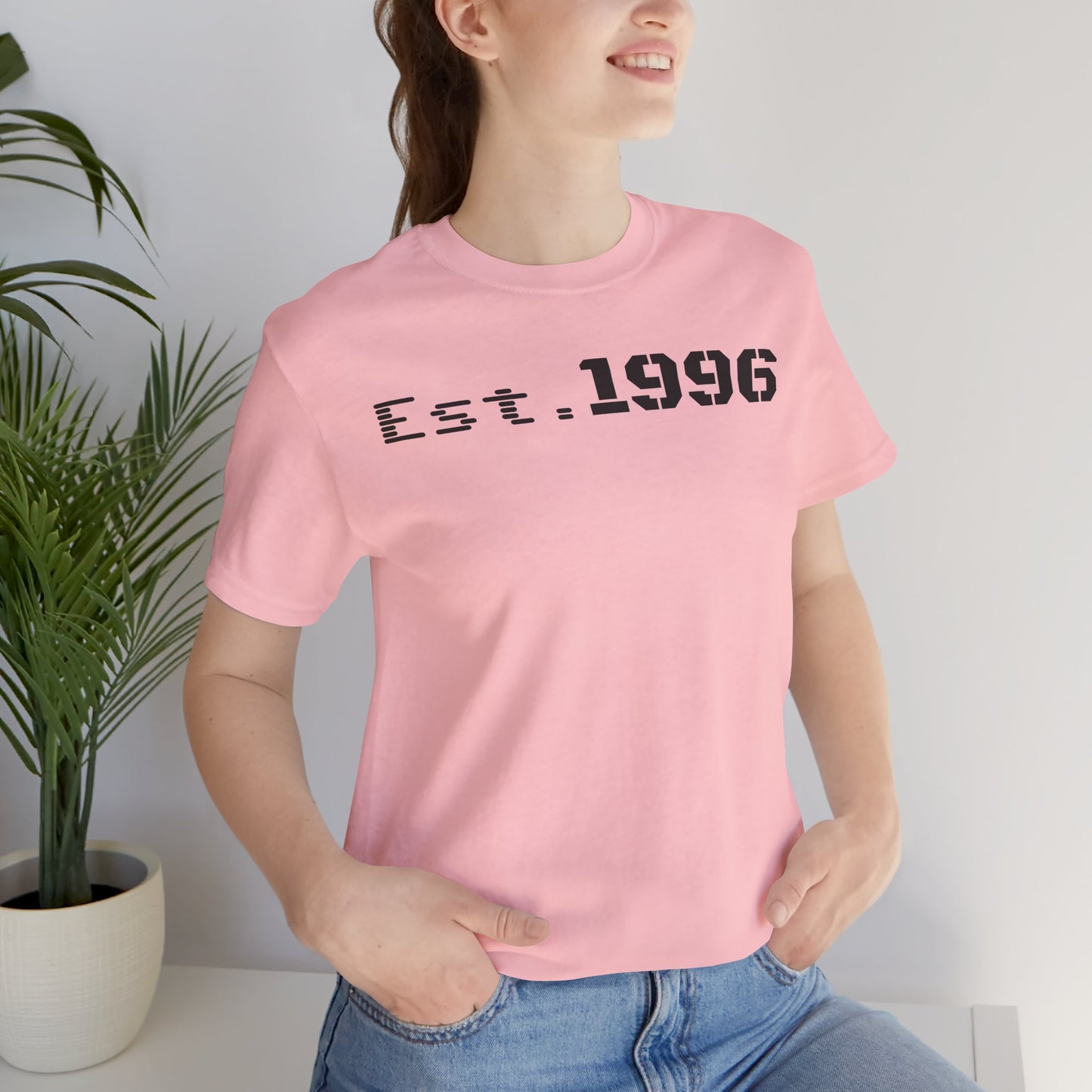 Established 1996 Unisex T-Shirt, Vintage Year Tee, Birth Year Gift, Casual Fashion, Personalized Graphic Tee - TRV