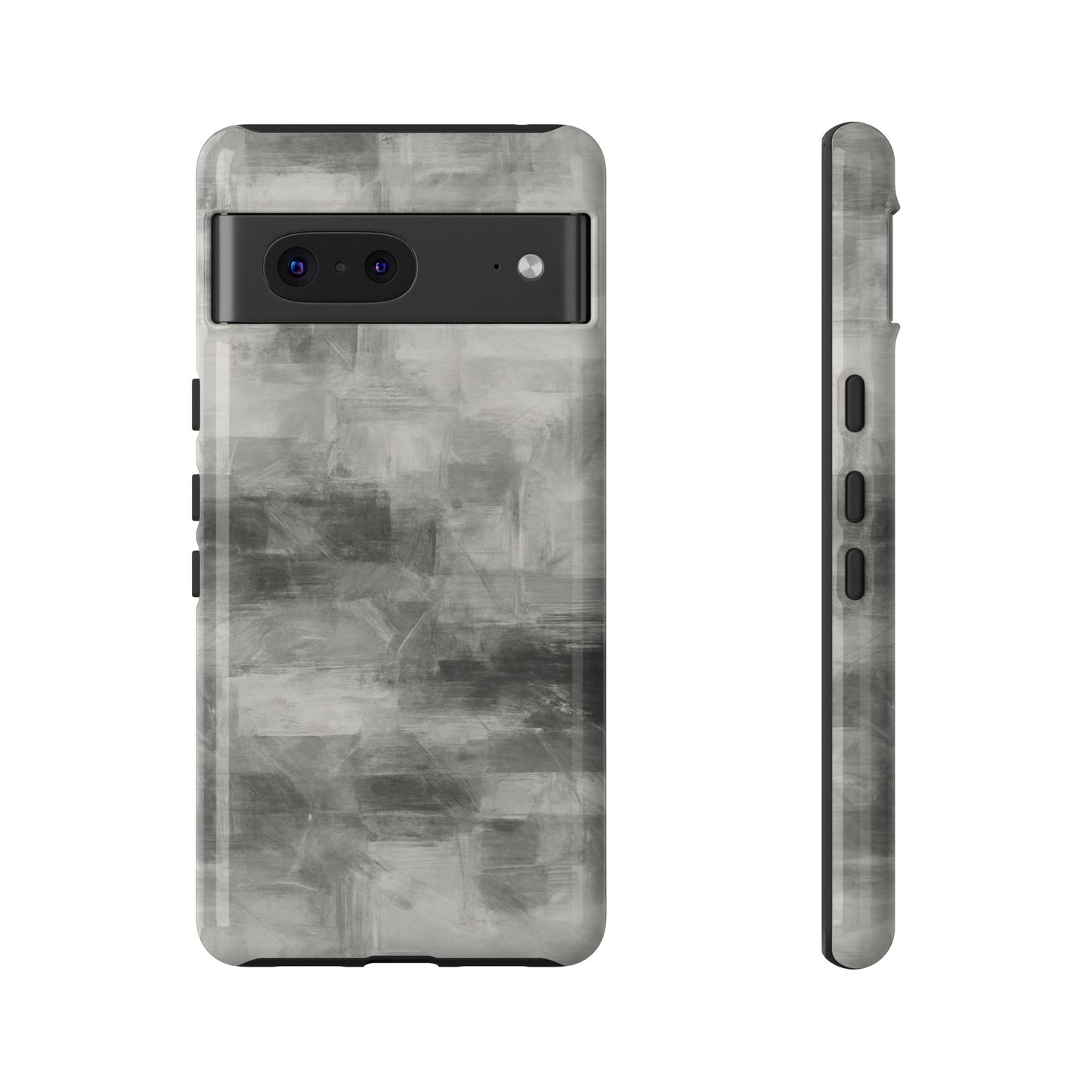 Stylish Phone Case for Tough Protection, Marble Grey Design, Customizable Gift for Her, Unisex Mobile Accessory, Birthday Present, [...] - TRV