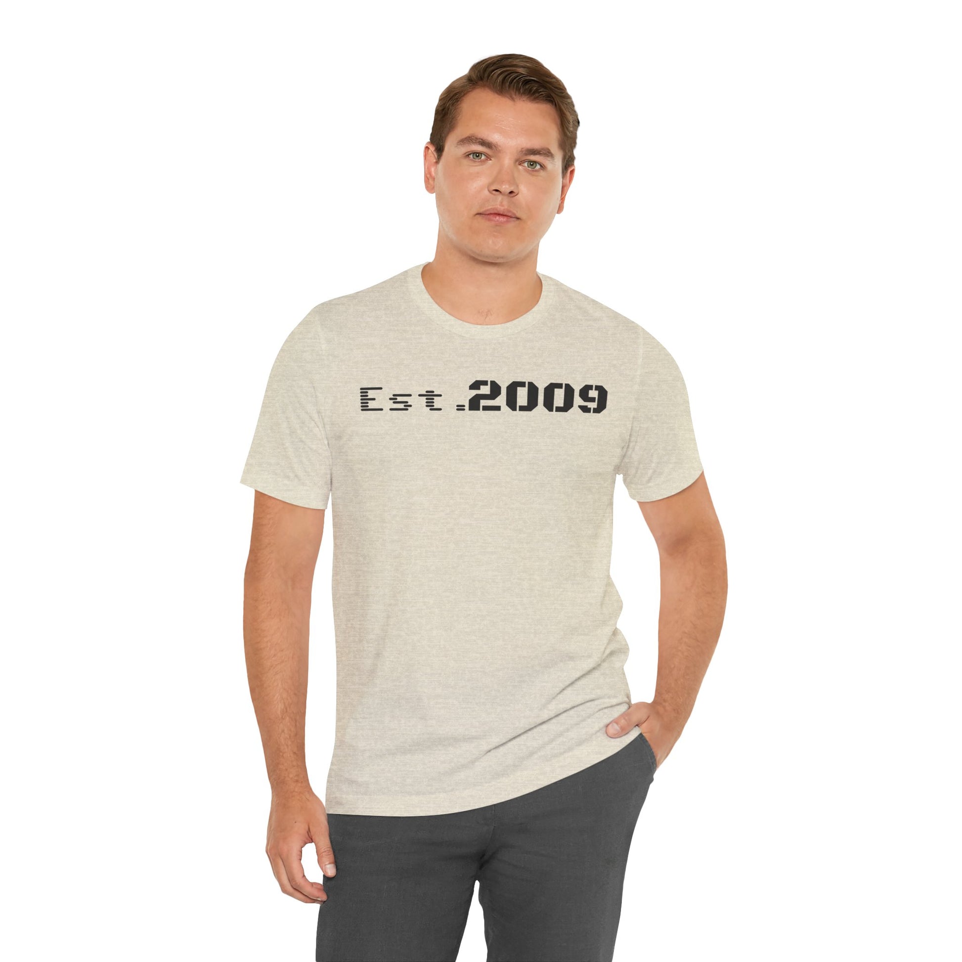 Established 2009 Unisex Tee - Casual Wear, Birthday Gift, Graduation Outfit, Anniversary Shirt, Personalized Fashion - TRV