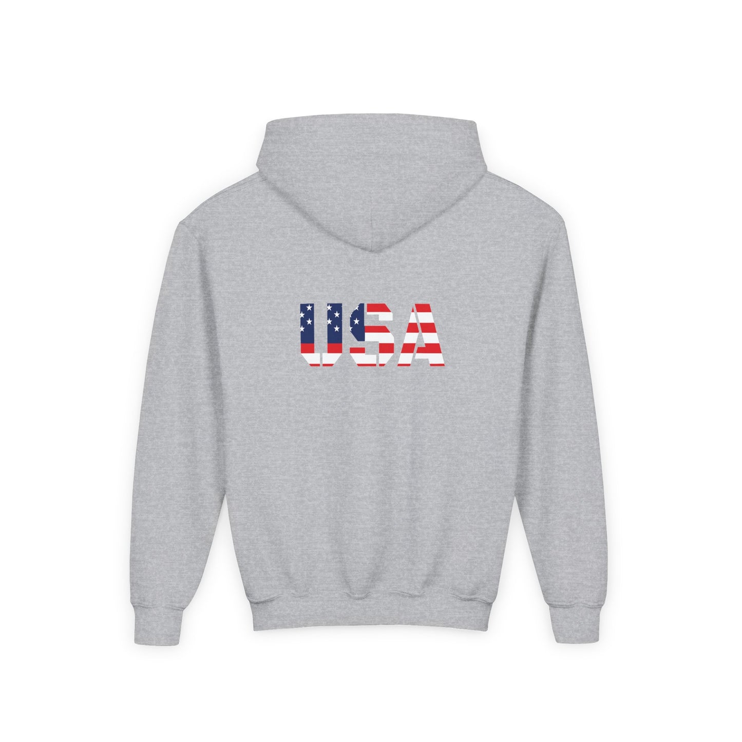 USA Flag Youth Hoodie, Youth Sweatshirt, Cool Hoodie for Kids, American Pride Apparel, Comfortable Boys and Girls Sweatshirt