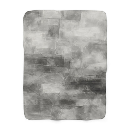 Soft sherpa fleece blanket by Printify featuring plush texture, perfect for cozy winter snuggling and warmth.
