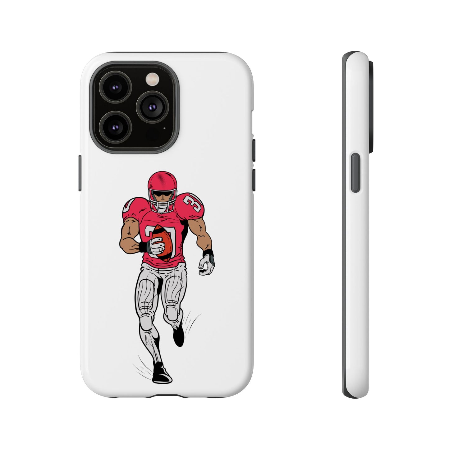 Football Player Tough Case, Sports Phone Cover, Athlete Gift, Tough Phone Case, Fall Sports, Football Lover's Accessory - TRV