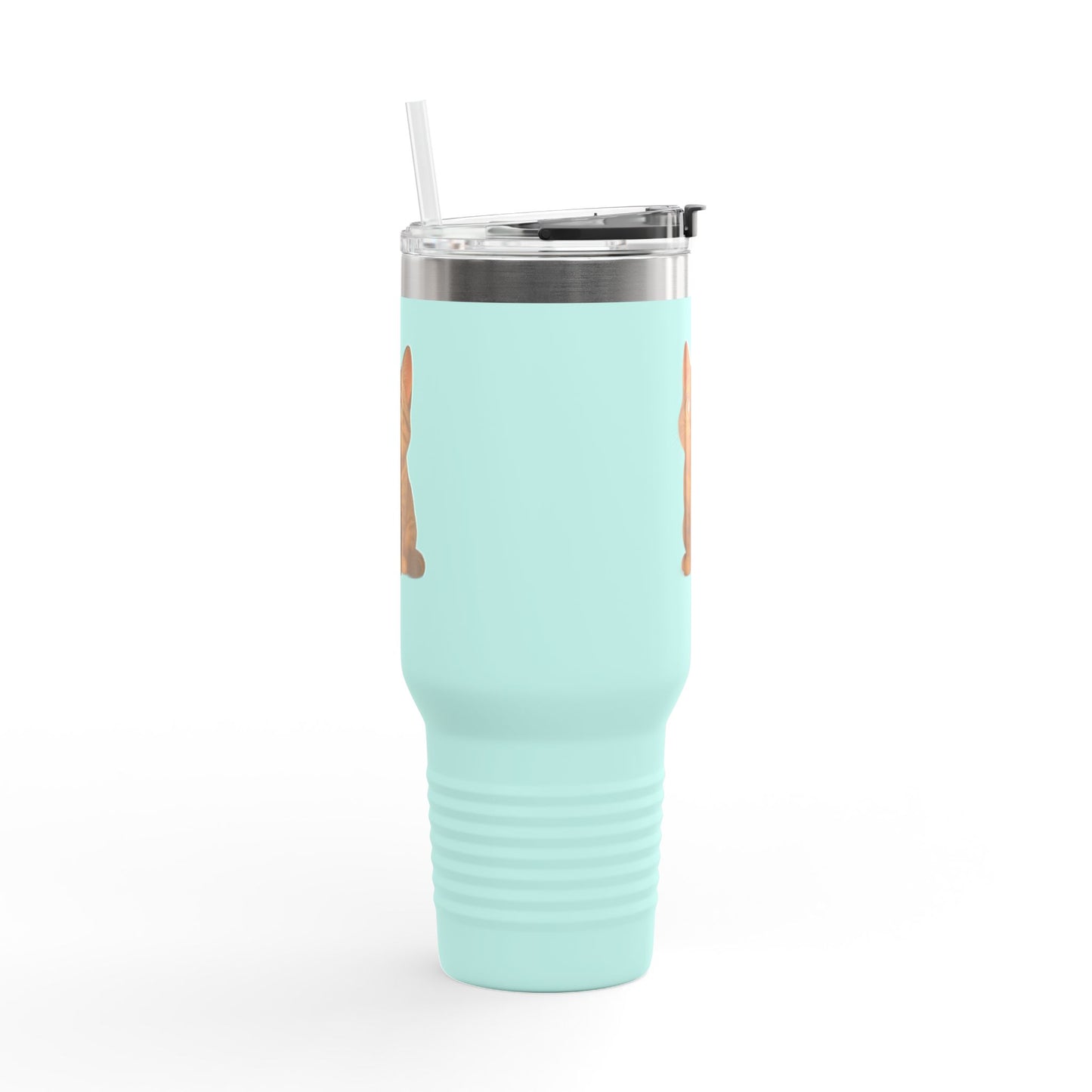 Cute Cat Insulated Travel Mug, Perfect for Pet Lovers, 40oz Coffee Cup, Travel Tumbler, Gift for Cat Lovers, Customizable Mug - TRV