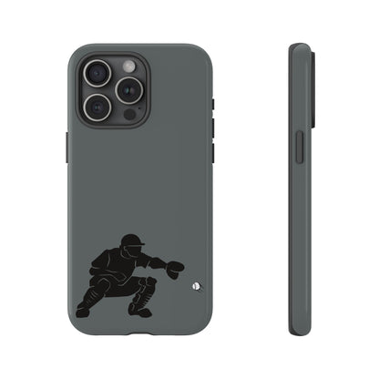 Baseball Catcher Phone Case, Sports Phone Accessory, Tough Cases, Gift for Athletes, Sports Fan Merchandise, Unique Design - TRV