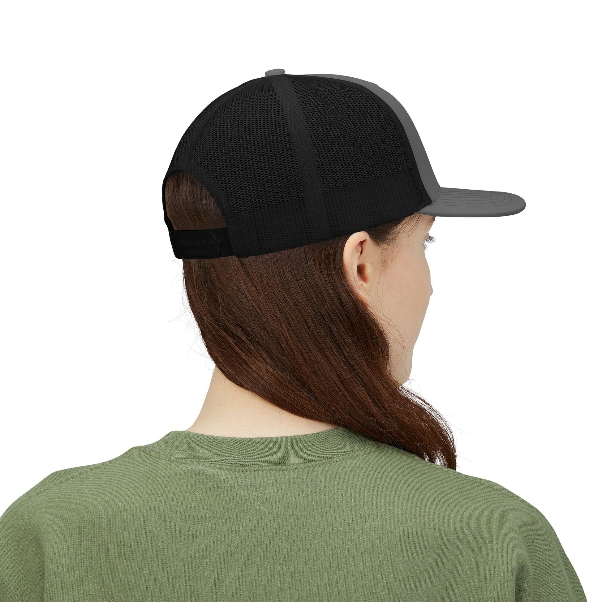 Custom Embroidered Snapback Trucker Cap | Birthday Gift, Fashion Accessory, Casual Wear, Unisex Gift, Vintage Style Hat - TRV