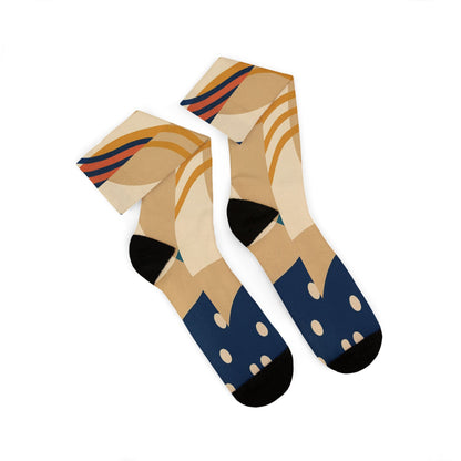 Sublimation Abstract Socks