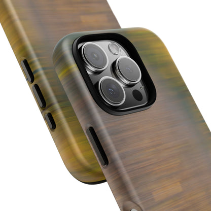 Autumn Blur Tough Phone Case — Fall Colors Protective iPhone Cover