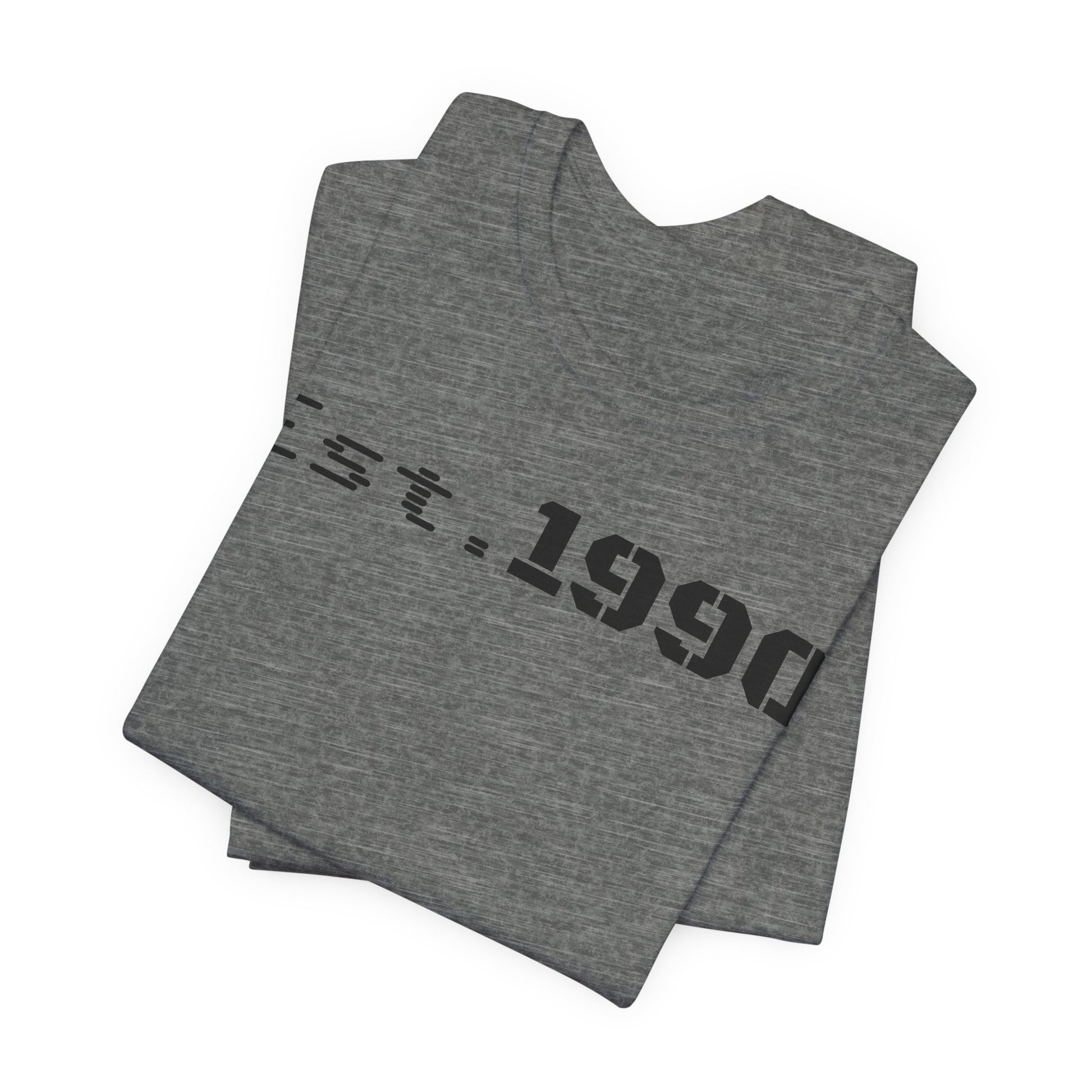 Unisex Est. 1990 Nostalgic Jersey Tee - Perfect Gift, Vintage Style, Retro Fashion, Birthday Celebration, Casual Wear - TRV