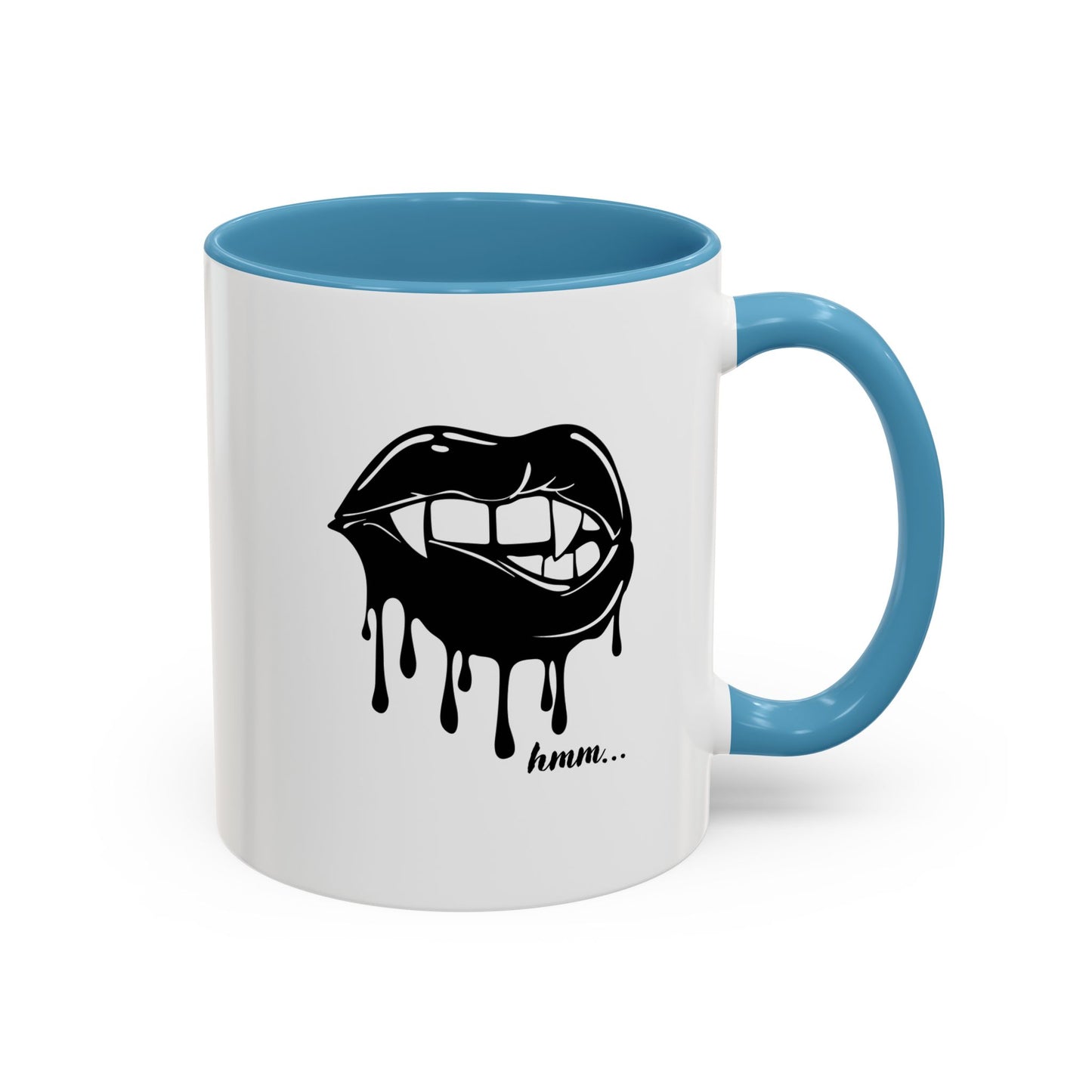 Vampire Lip Accent Coffee Mug - 11oz & 15oz - Unique Halloween Gift