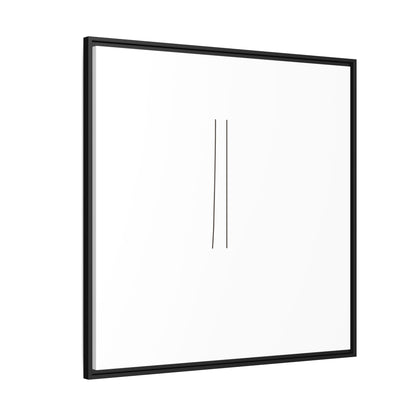 Minimal Line Art | Matte Canvas Framed