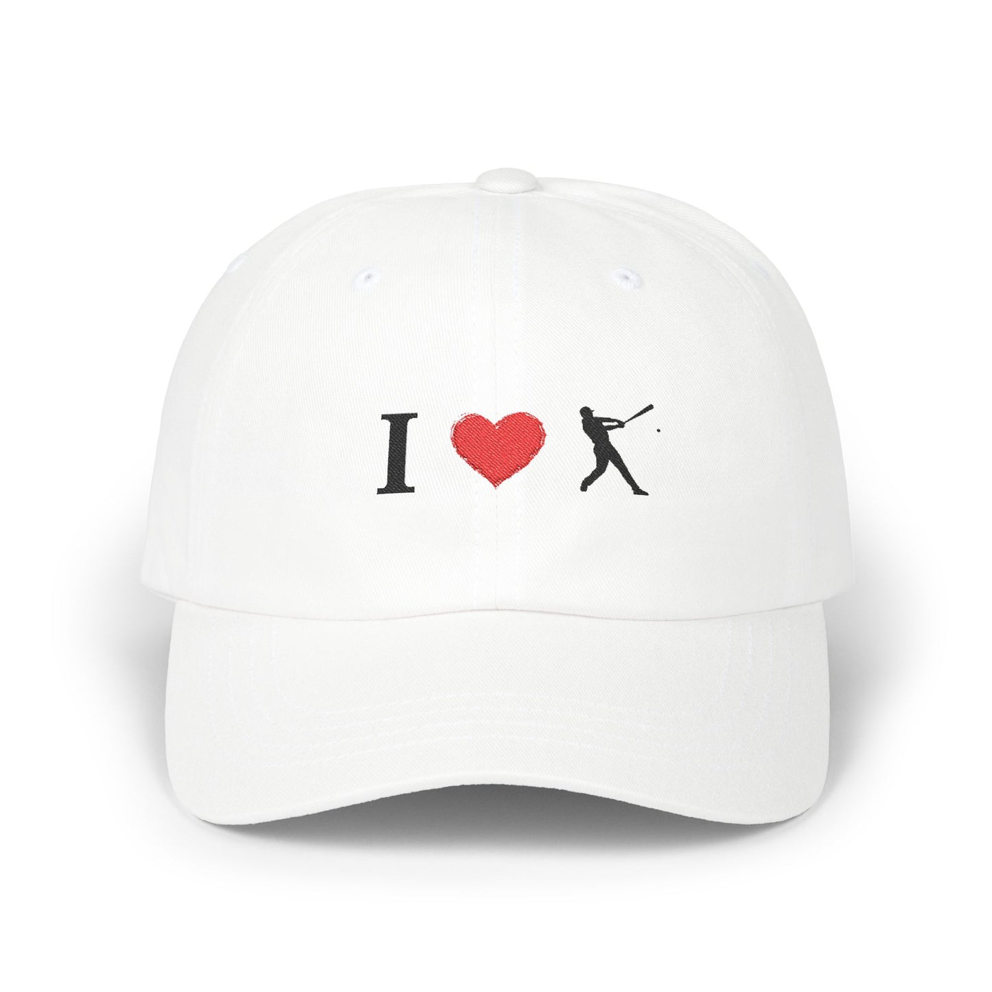 I Love Baseball Dad Cap, Sporty Hat for Dads, Baseball Lover Gift, Father's Day Gift, Casual Everyday Wear - TRV