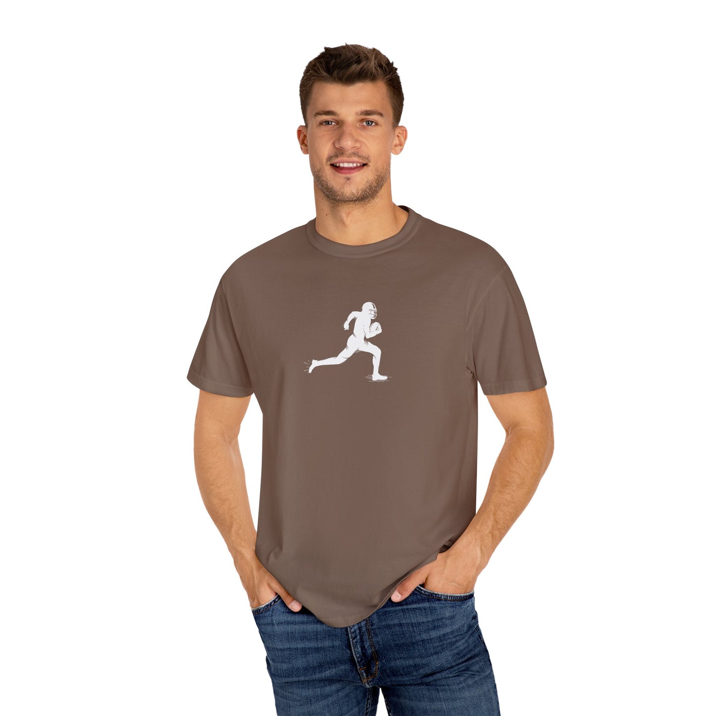 Unisex Football Player T-Shirt | Comfortable Sports Tee, Gift for Runners, Casual Wear, Workout Clothing, Everyday Style - TRV