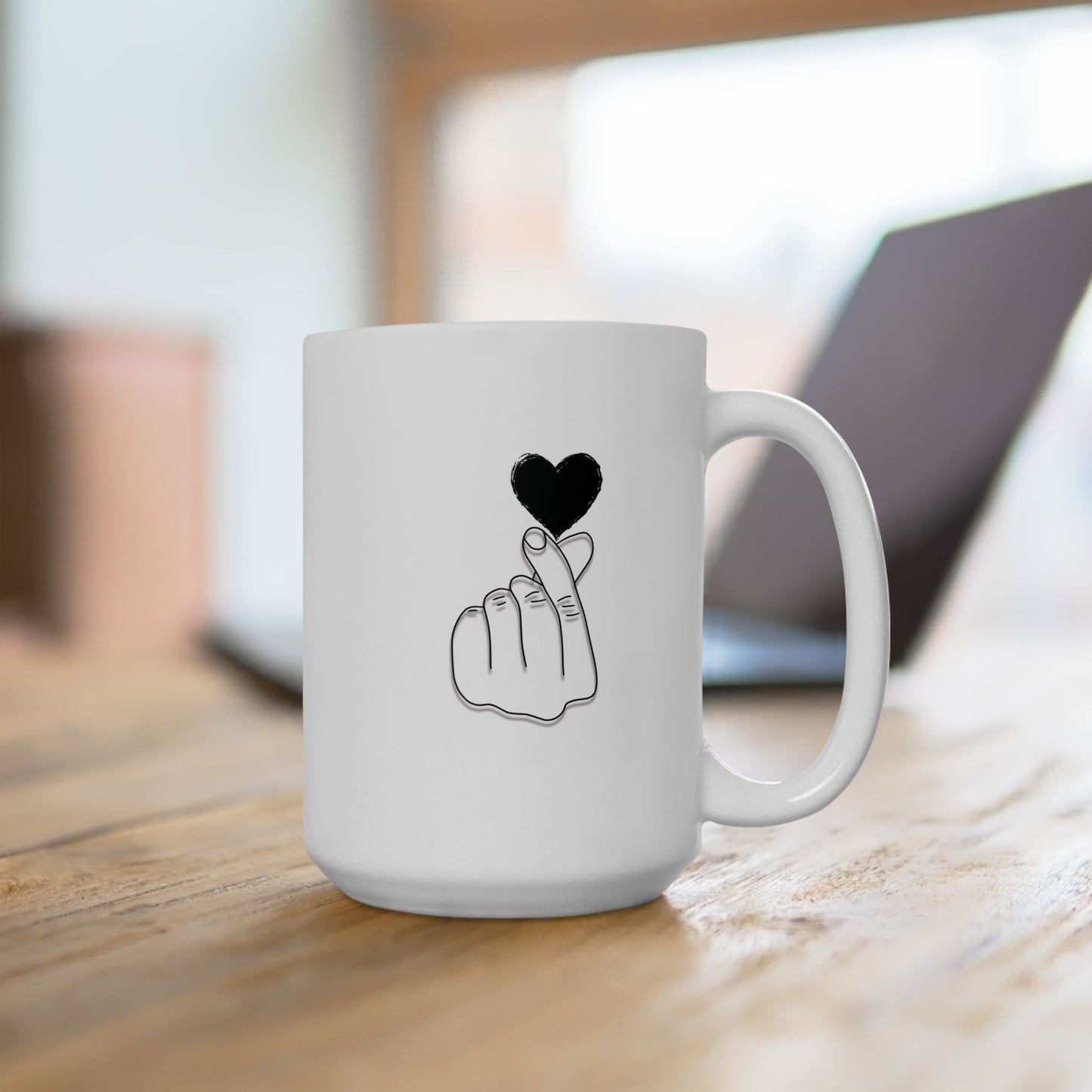 Heartwarming Ceramic Mug for Coffee Lovers - 11oz & 15oz