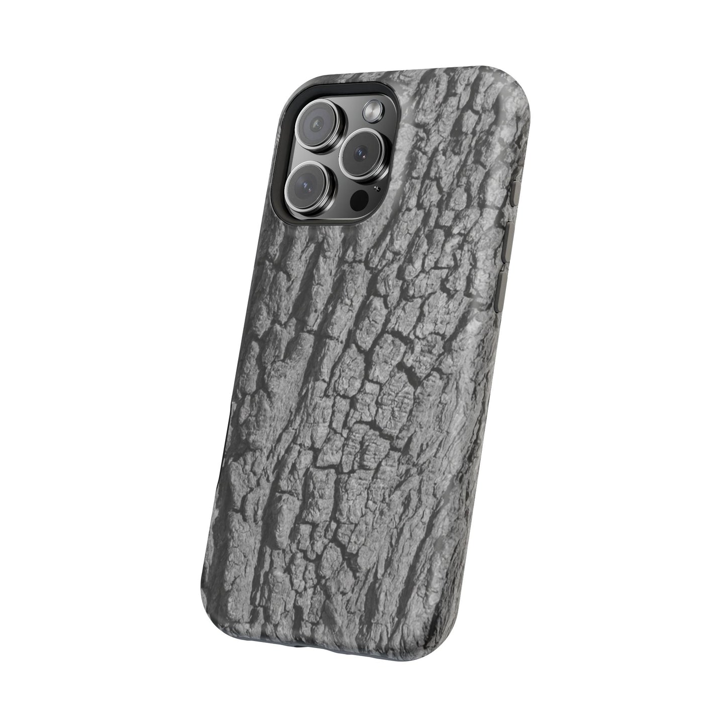 Bark Texture Magnetic Impact Phone Case