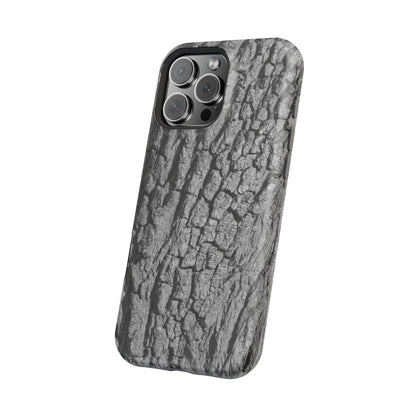 Bark Texture Magnetic Impact Phone Case