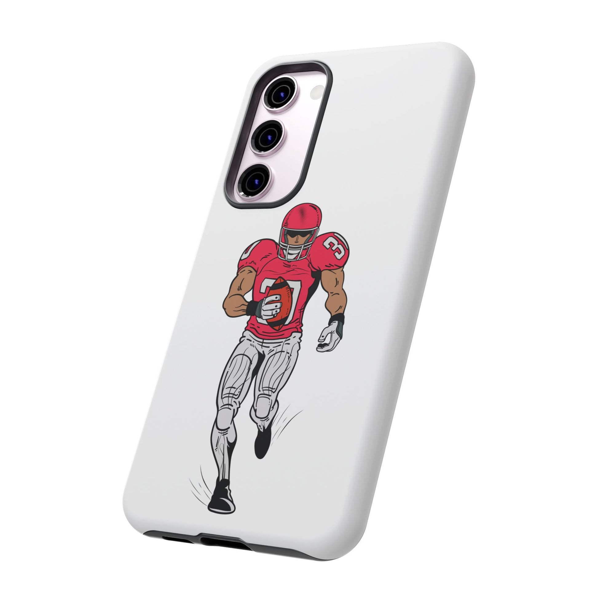 Football Player Tough Case, Sports Phone Cover, Athlete Gift, Tough Phone Case, Fall Sports, Football Lover's Accessory - TRV