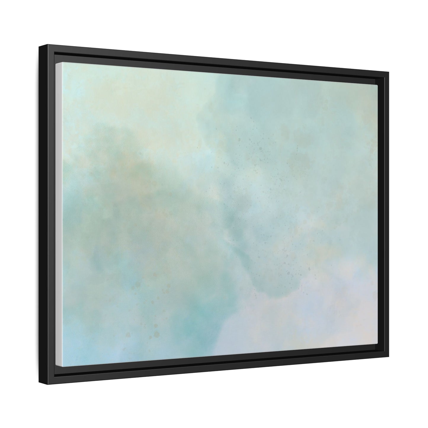 Soft Abstract Pastel Watercolor Matte Canvas