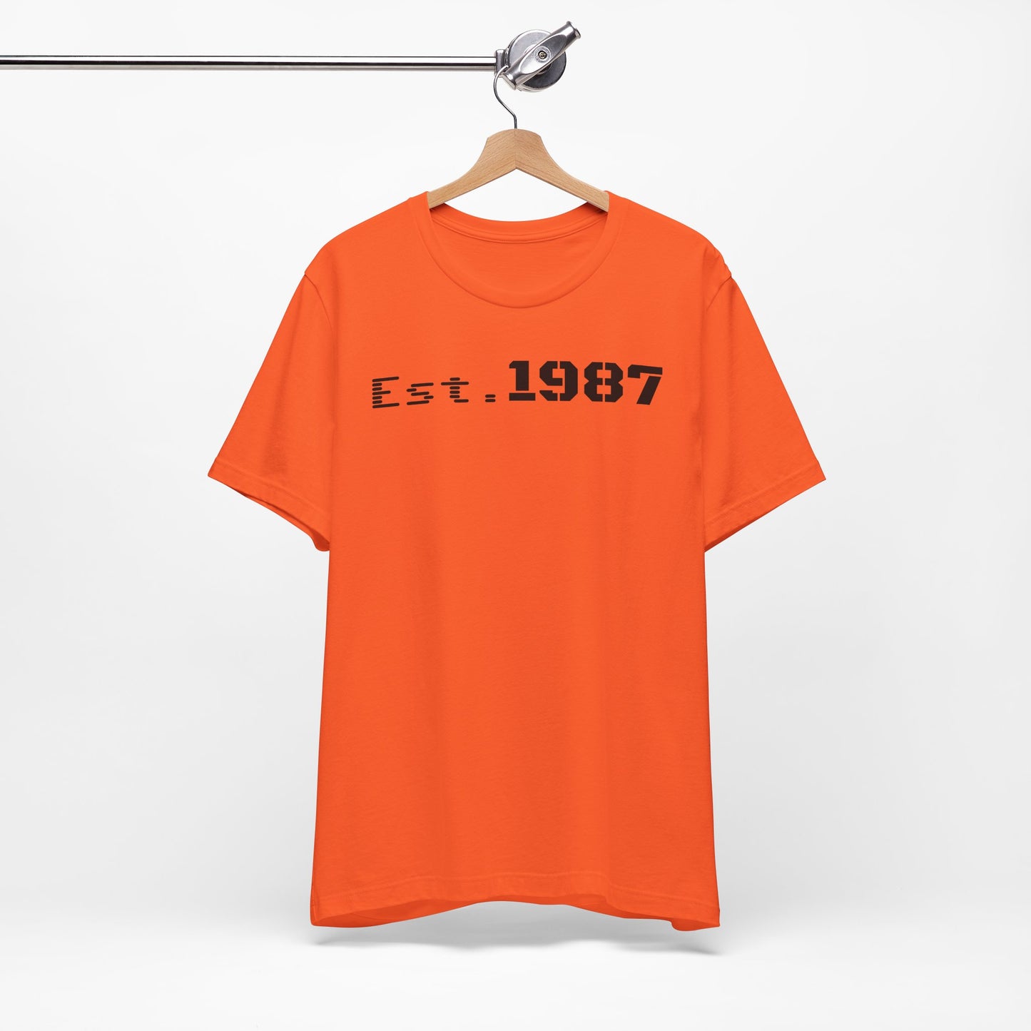 Est. 1987 Unisex Tee - Vintage Style Shirt, 80s Birth Year Gift, Casual Wear, Birthday T-Shirt, Retro Graphic Tee