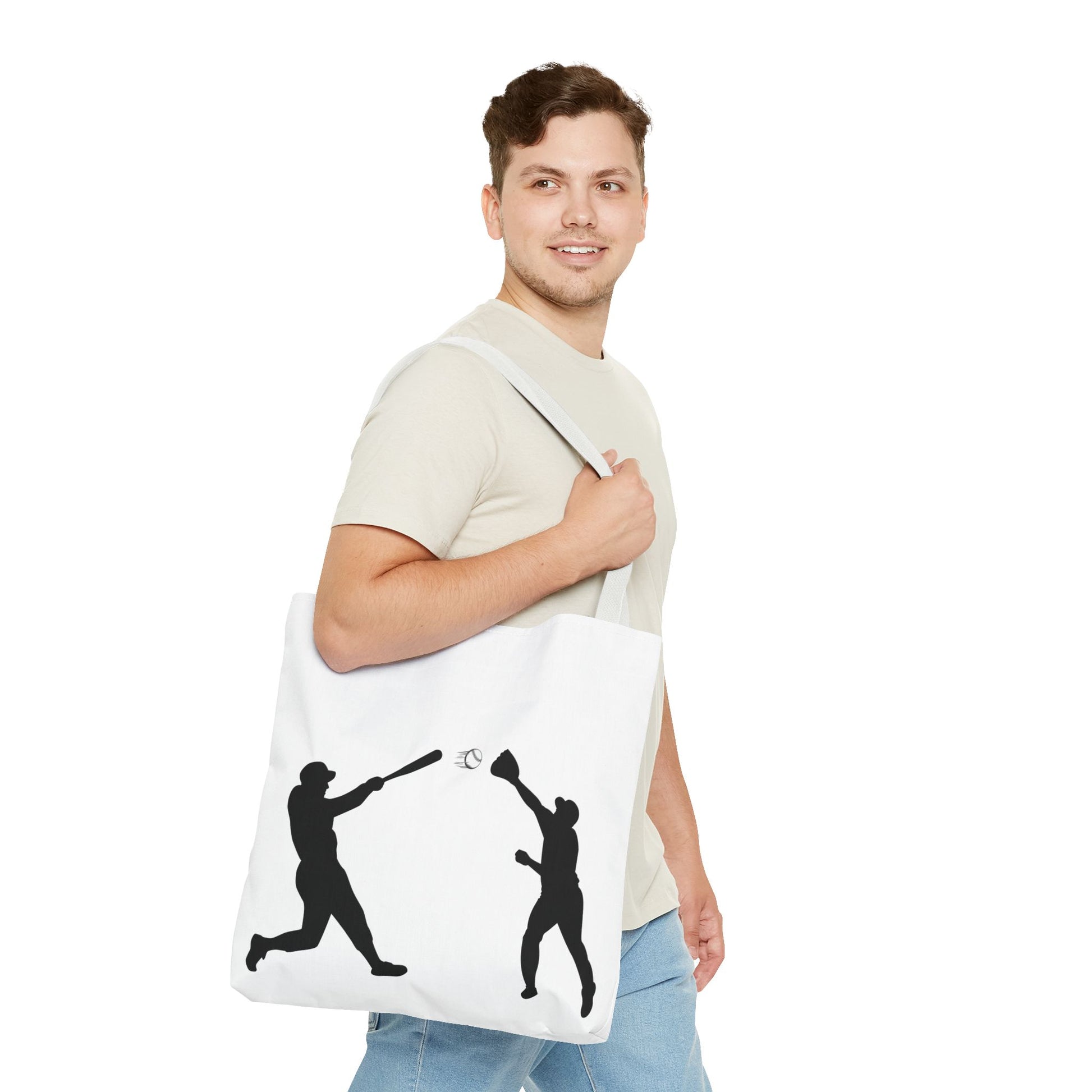 Baseball Tote Bag, Perfect for Sports Fans, Great Gift for Players, Ideal for Game Days, Accessory for Summer Outings - TRV