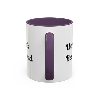 Father's Day Accent Mug, Best Dad Coffee Cup, Father's Day Gift, Novelty Mug, Ceramic Mug, Father's Day Present
