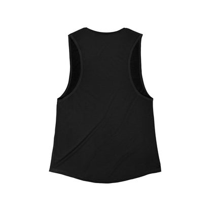 Gothic Vampire Women's Flowy Muscle Tank | Halloween Fashion, Spooky Top, Horror-Themed Apparel, Gothic Style, Festival Wear - TRV