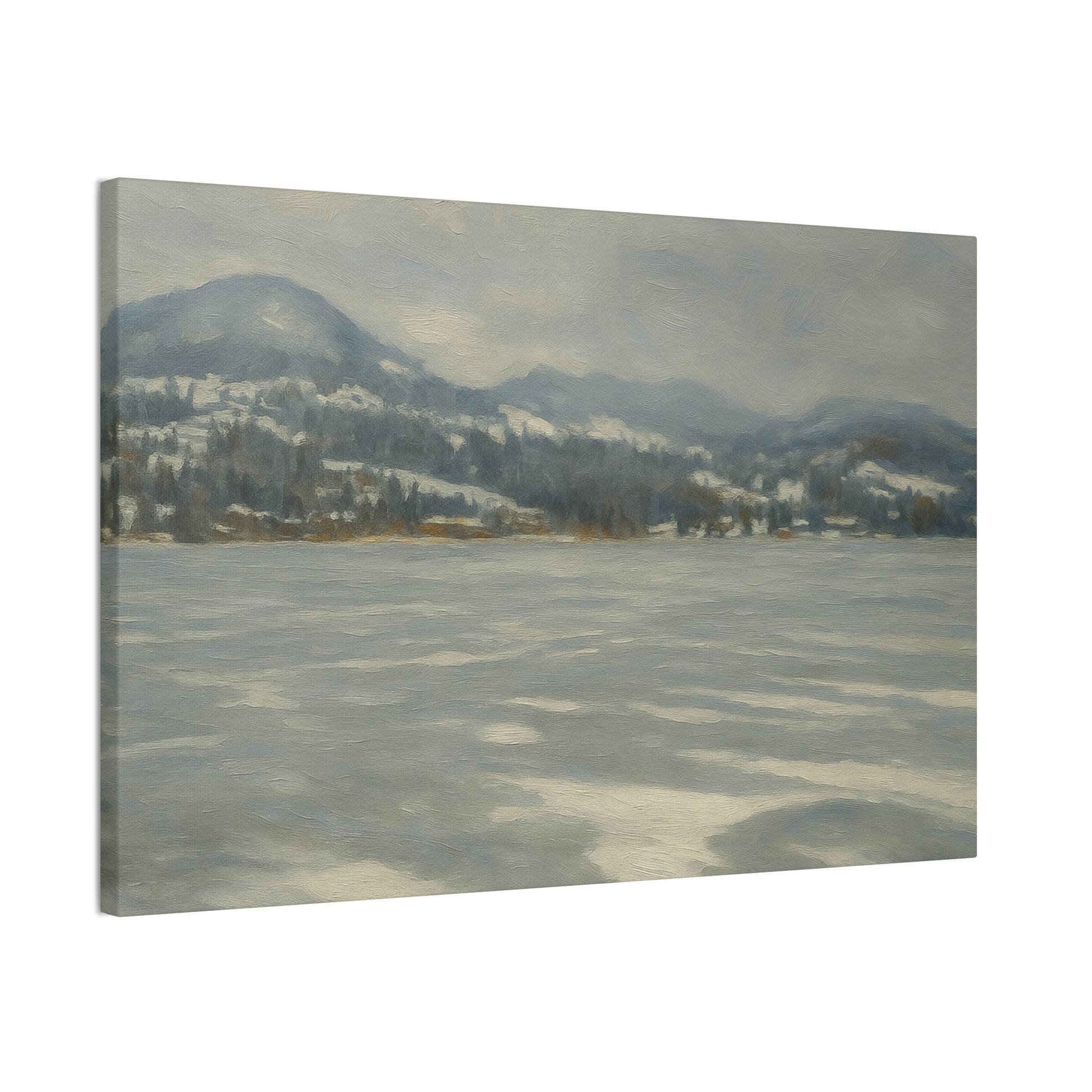 Serene Winter Landscape Canvas - TRV
