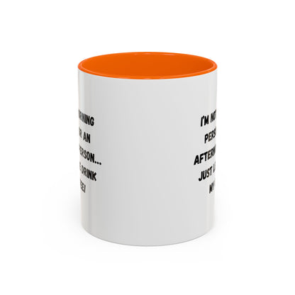 Funny Coffee Mug for Night Owls, I'm Not a Morning Person Mug, Gift for Coffee Lovers, Unique Drinkware, Humor Mug