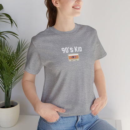 Retro Cassette Tee, Vintage Music Shirt, Unisex Short Sleeve, Gift for Music Lovers, Nostalgic Graphic Tee, Casual Wear