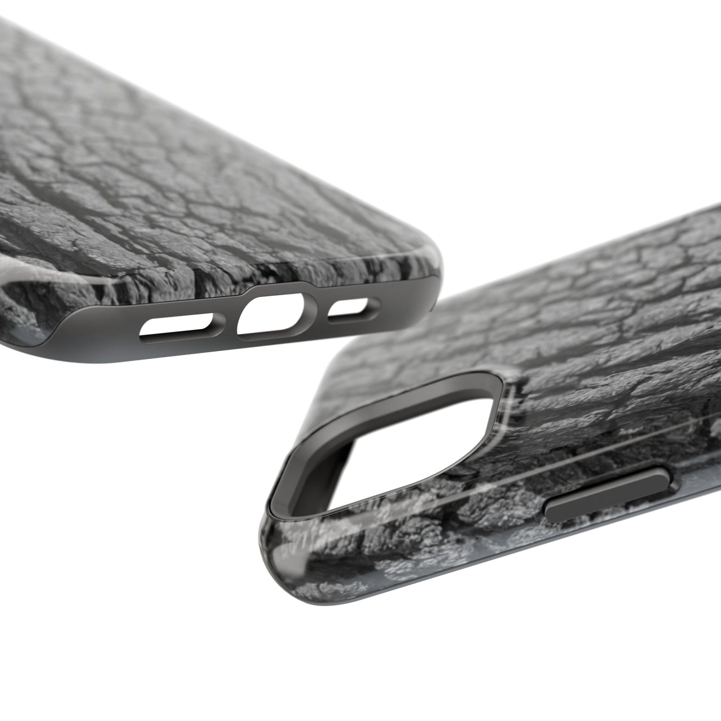 Bark Texture Magnetic Impact Phone Case