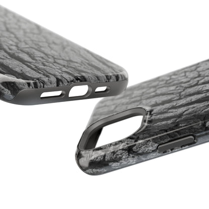 Bark Texture Magnetic Impact Phone Case