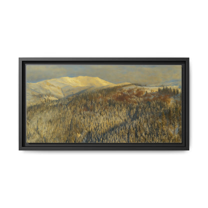 Framed Mountain Canvas Art, Perfect for Home Decor, Nature Wall Art, Gift for Nature Lovers, Cozy Atmosphere - TRV