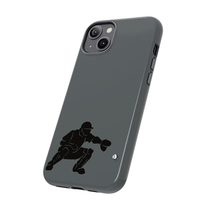 Baseball Catcher Phone Case, Sports Phone Accessory, Tough Cases, Gift for Athletes, Sports Fan Merchandise, Unique Design - TRV