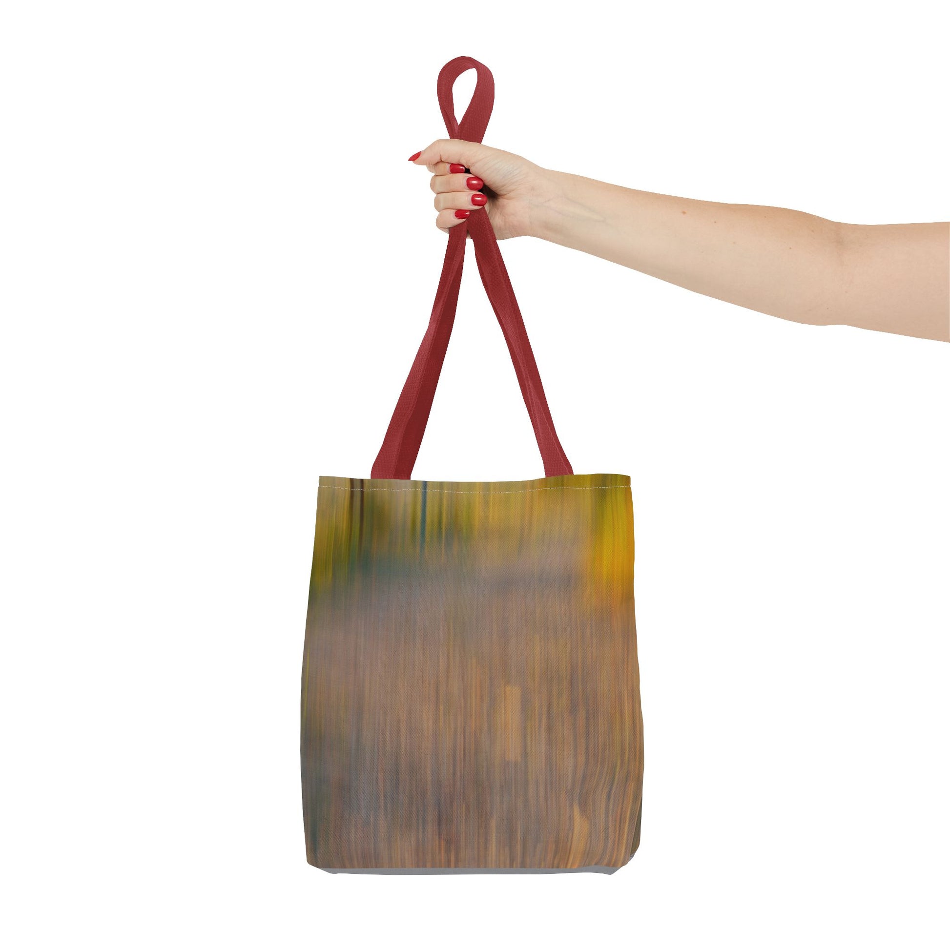 Abstract Art Tote Bag - Stylish and Eco-Friendly Diagonal Stripes for Everyday Use - TRV