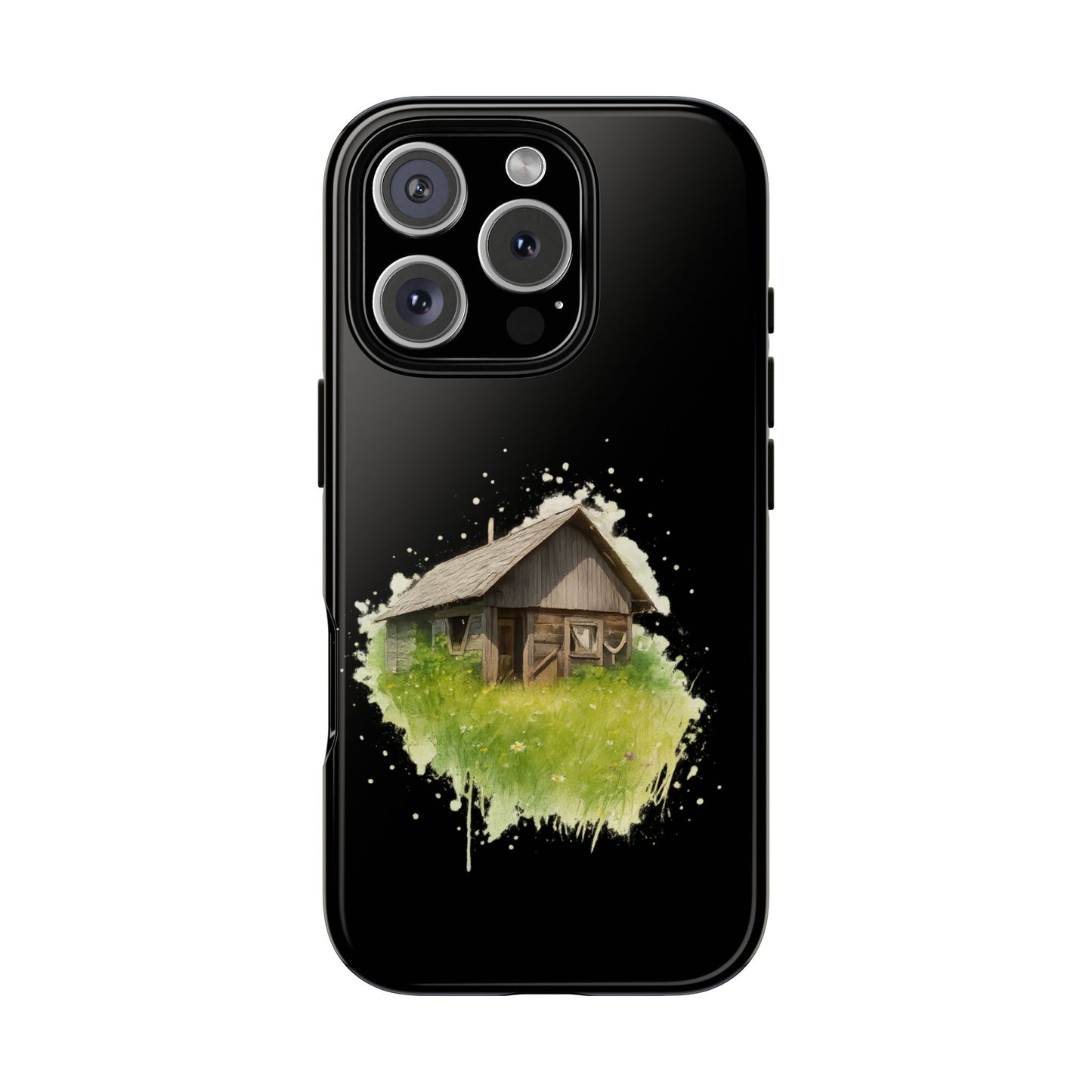 Rustic Farmhouse Phone Case, Cute Cottage Design, Tough Cases for Nature Lovers, Eco-Friendly Gift, Customizable Tech Accessories - TRV