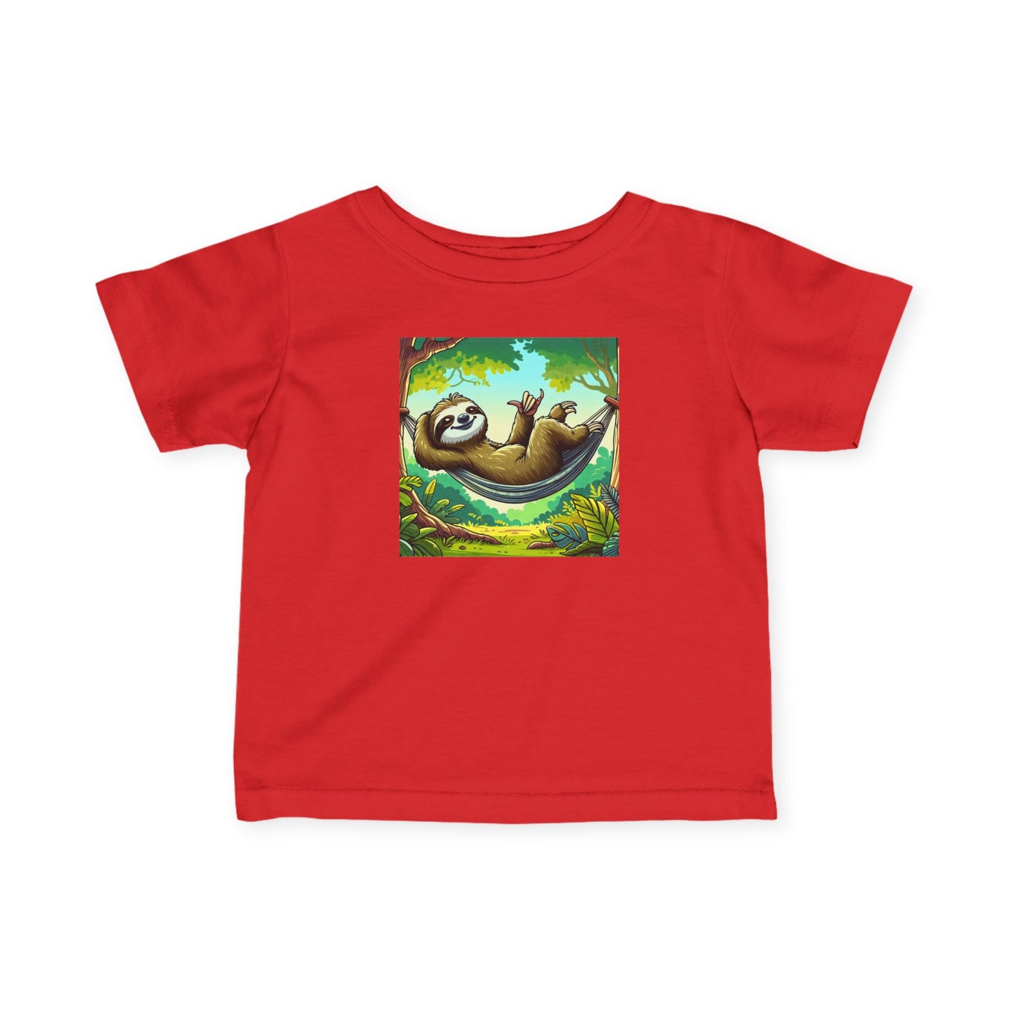 Sloth Relaxation Infant Tee, Baby T-Shirt, Cute Baby Clothes, Toddler Gift, Fun Nursery Wear, Animal Lover Gift