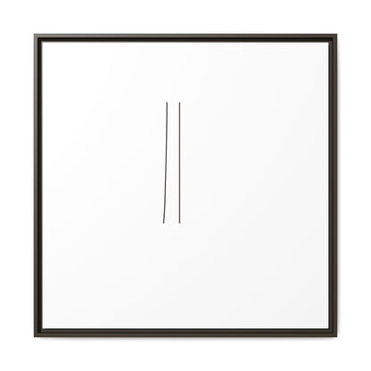Minimal Line Art | Matte Canvas Framed