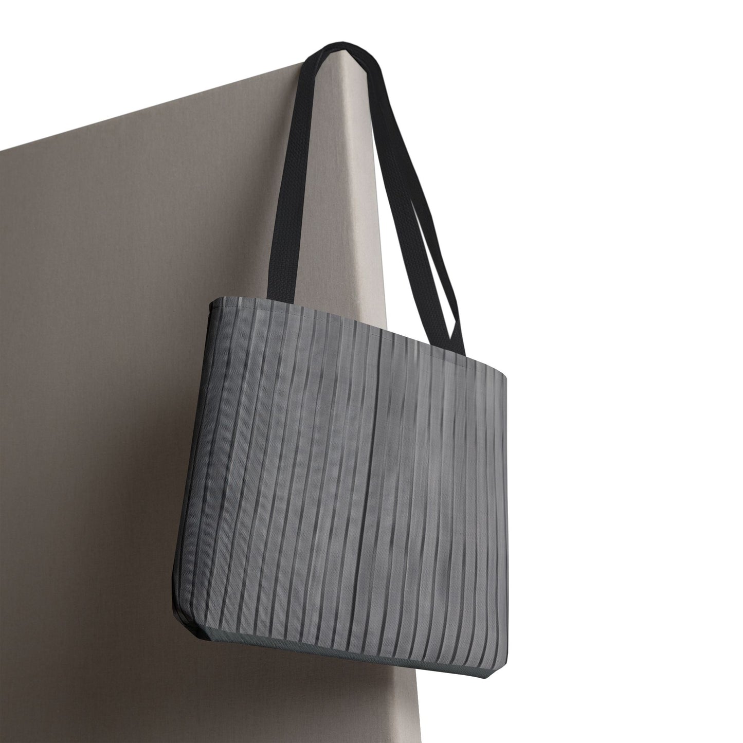 Stylish Gray Striped Tote Bag for Everyday Use - TRV