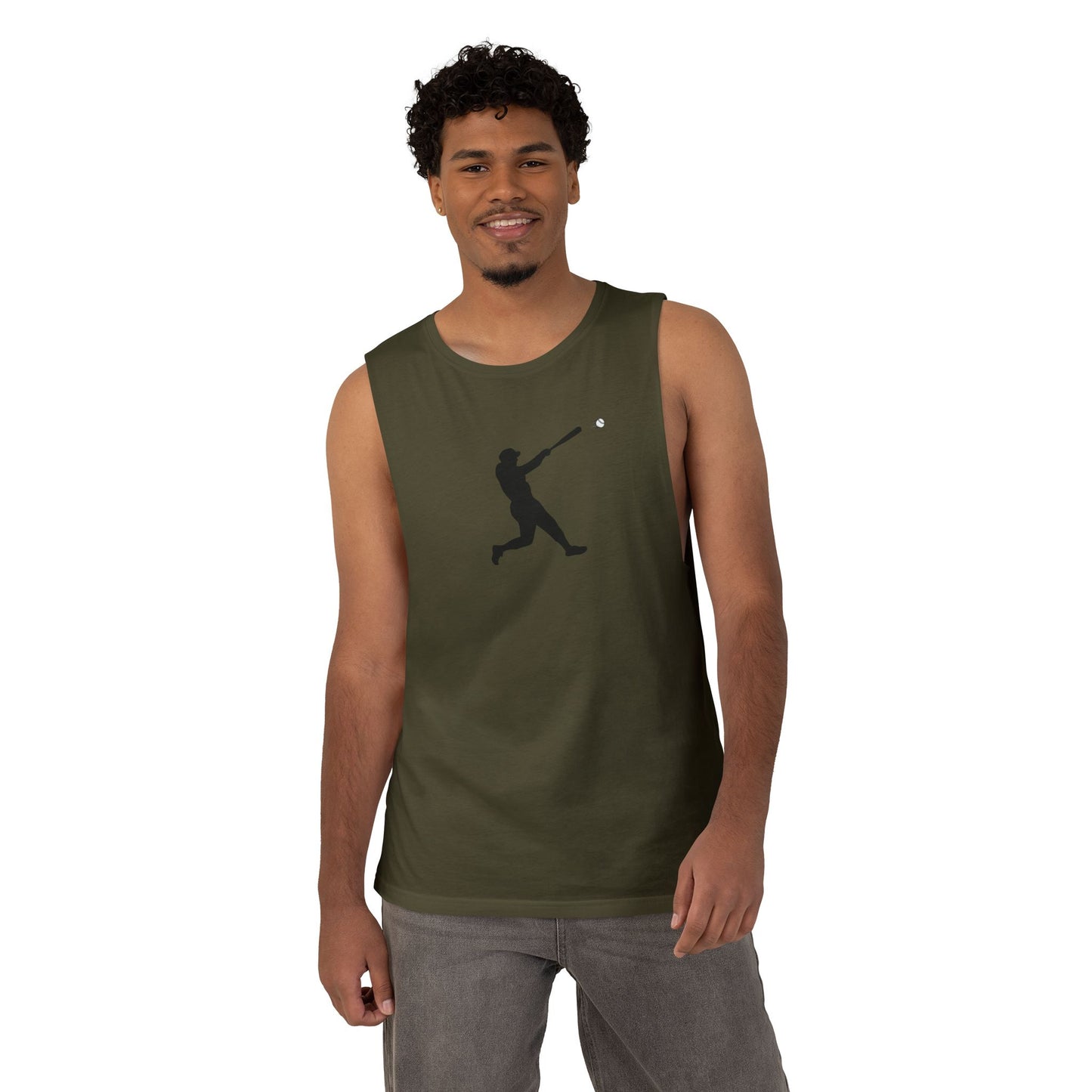 Unisex Baseball Player Tank, Men's Sports Top, Summer Workout Shirt, Casual Sleeveless Tee, Perfect for Sports Fans and Athletes