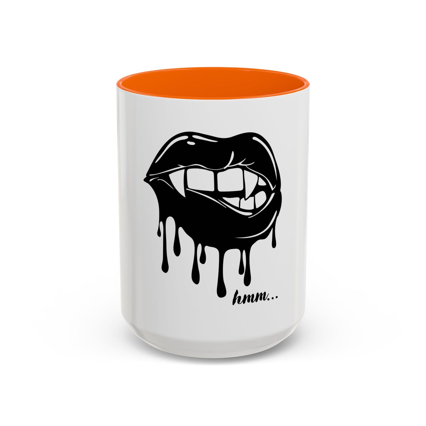 Vampire Lip Accent Coffee Mug - 11oz & 15oz - Unique Halloween Gift - TRV