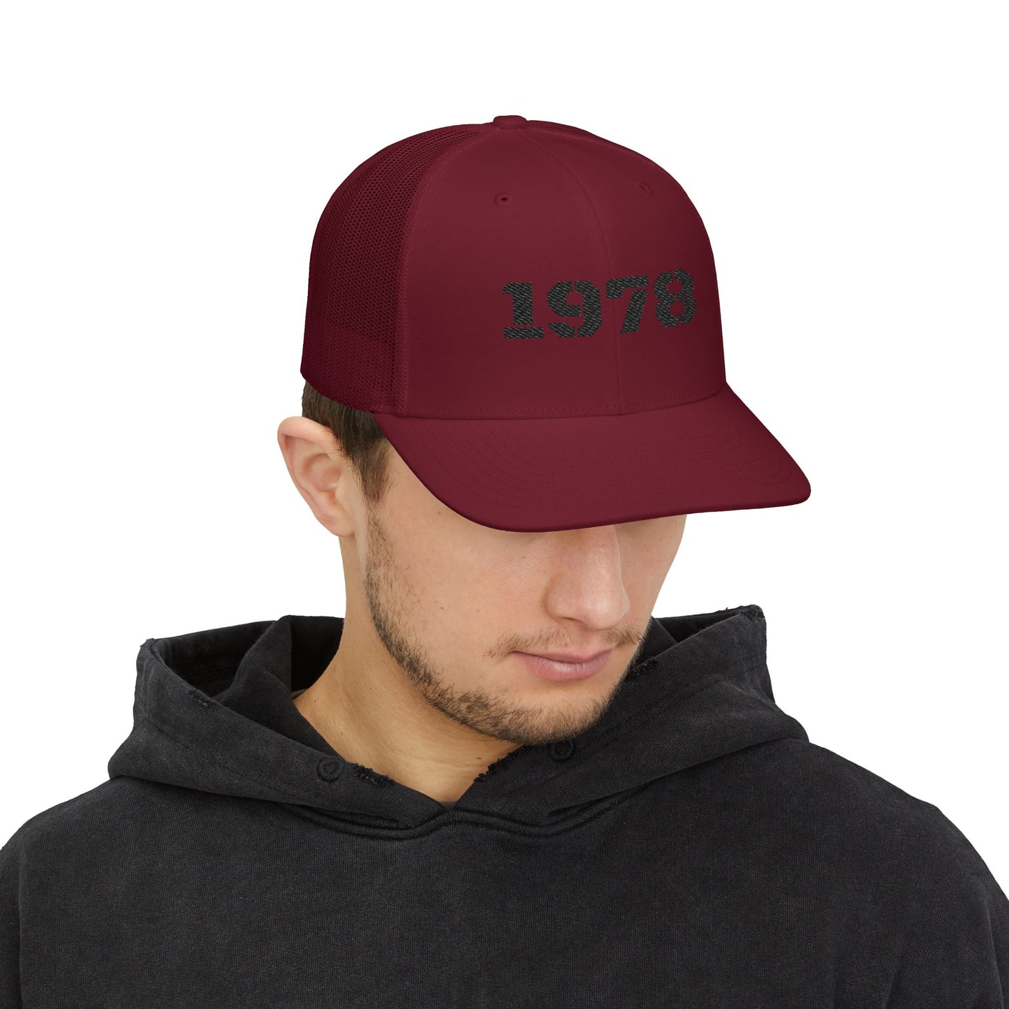Custom Embroidered Snapback Trucker Cap | Birthday Gift, Fashion Accessory, Casual Wear, Unisex Gift, Vintage Style Hat - TRV