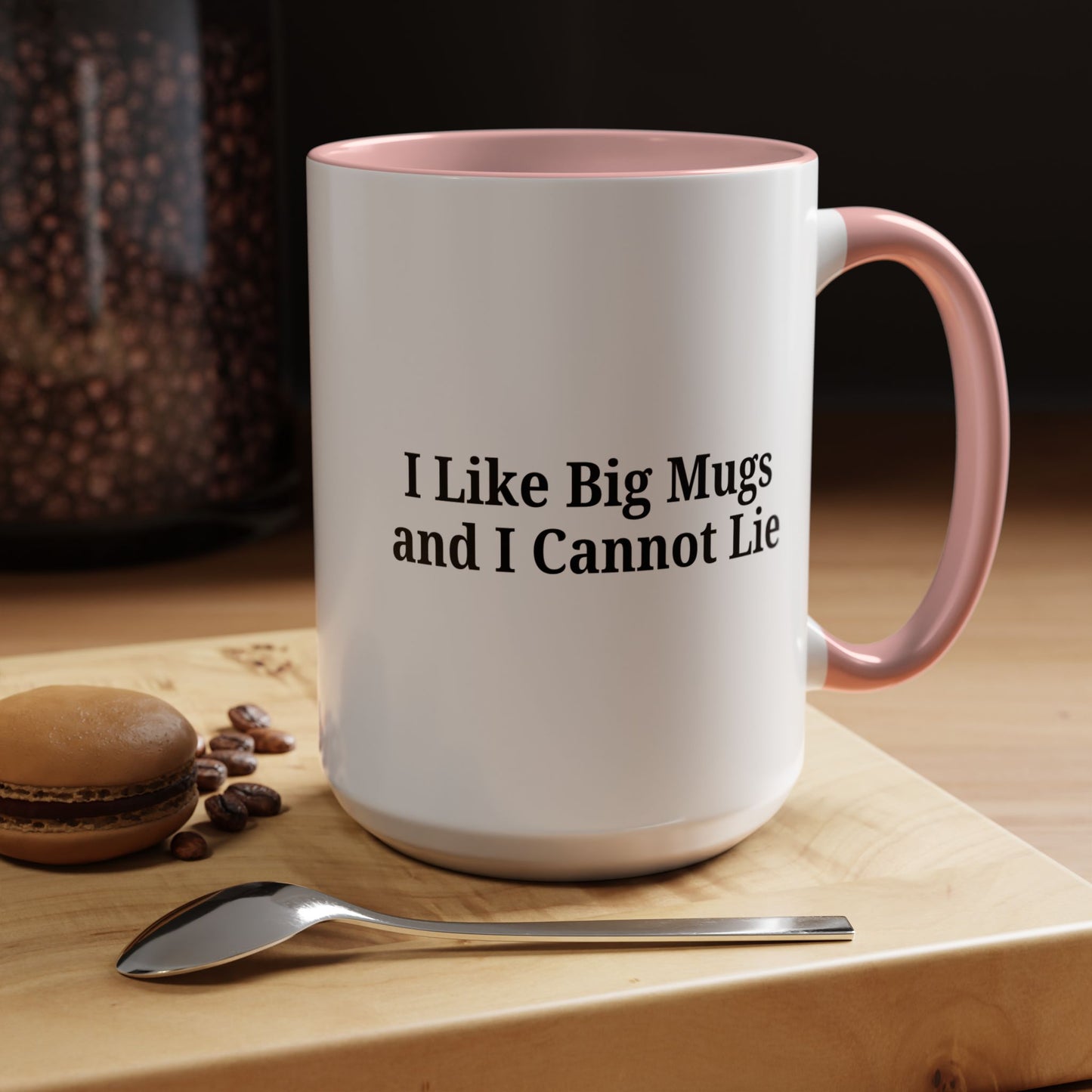 Funny Coffee Mug, I Like Big Mugs and I Cannot Lie, Gift for Coffee Lovers, Humor Mug, Birthday Gift, Office Decor - TRV