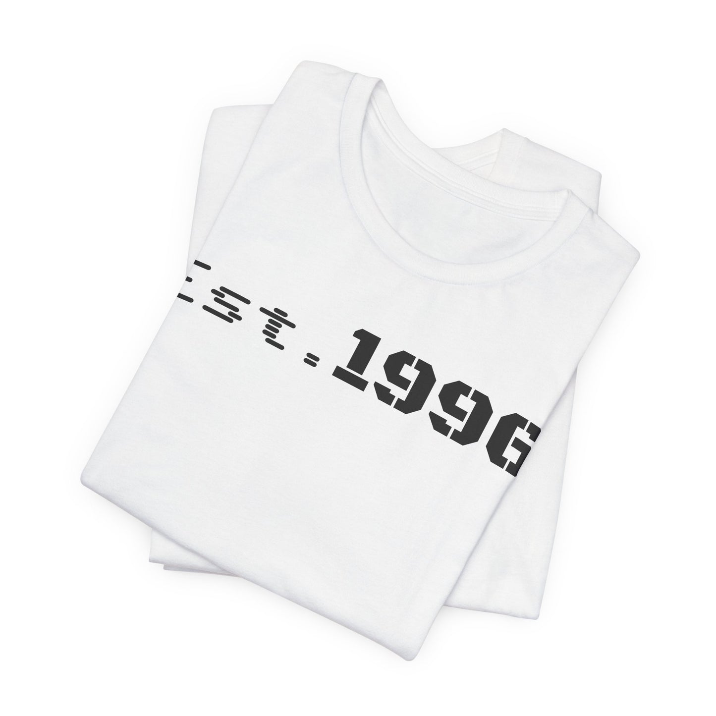 Unisex Jersey Tee - 'Est. 1996' Graphic Shirt, Birthday Gift, Casual Wear, Vintage Style, Retro Fashion, Gift for Him/Her - TRV