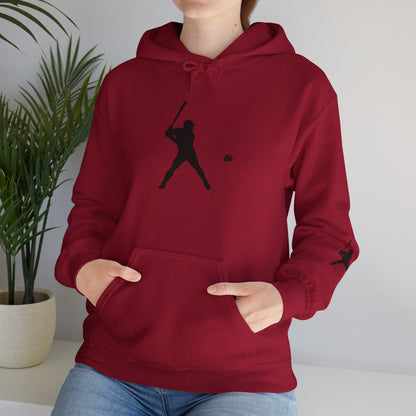 Baseball Themed Unisex Hoodie, Streetwear, Sports Fan Sweatshirt, Gift for Athletes, Casual Wear, Fall Fashion - TRV