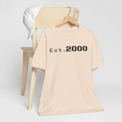 Est. 2000 T‑Shirt — Born in 2000 Retro Pixel Tee