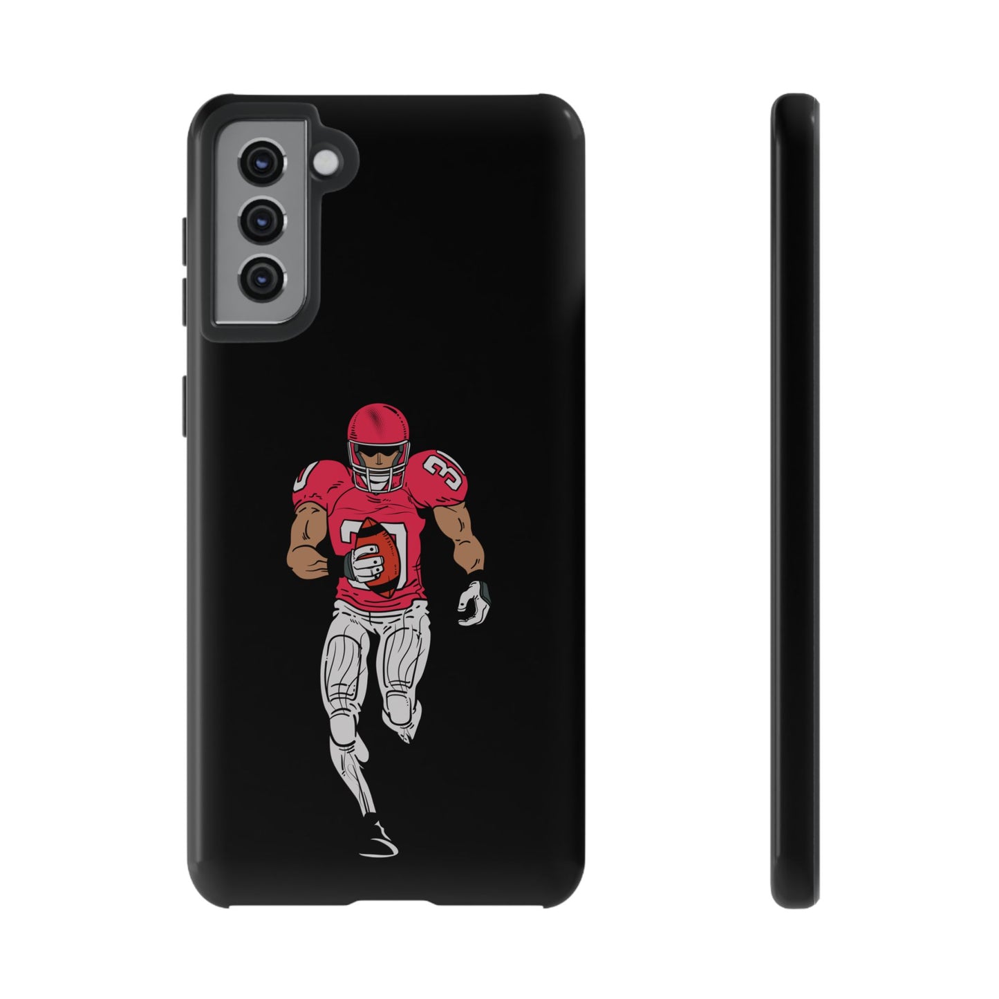 Tough Cases for Football Lovers, Personalized Sports Phone Case, Athletic Gift, Back to School, Custom Phone Cover - TRV