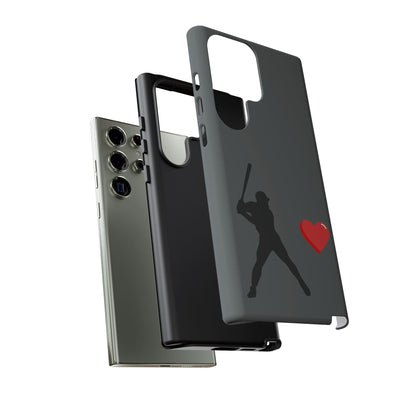 Printify Baseball Love phone case with sporty design, perfect for sports enthusiasts and Father's Day gifts.