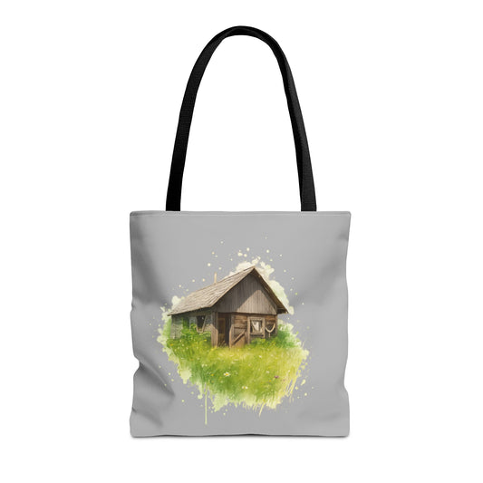 Charming Cottage Tote Bag, Rustic Farmhouse Bag, Gift for Nature Lovers, Eco-Friendly Shopping Bag, Perfect for Picnics, Home Decor - TRV