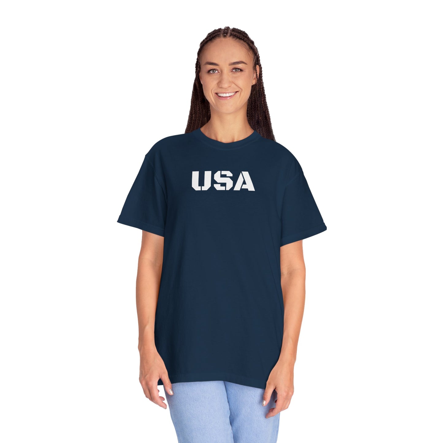 USA Vintage Unisex T-Shirt, Soft Cotton Tee, Casual Wear, Gifts for Her & Him, Summer Essentials, Independence Day Apparel - TRV
