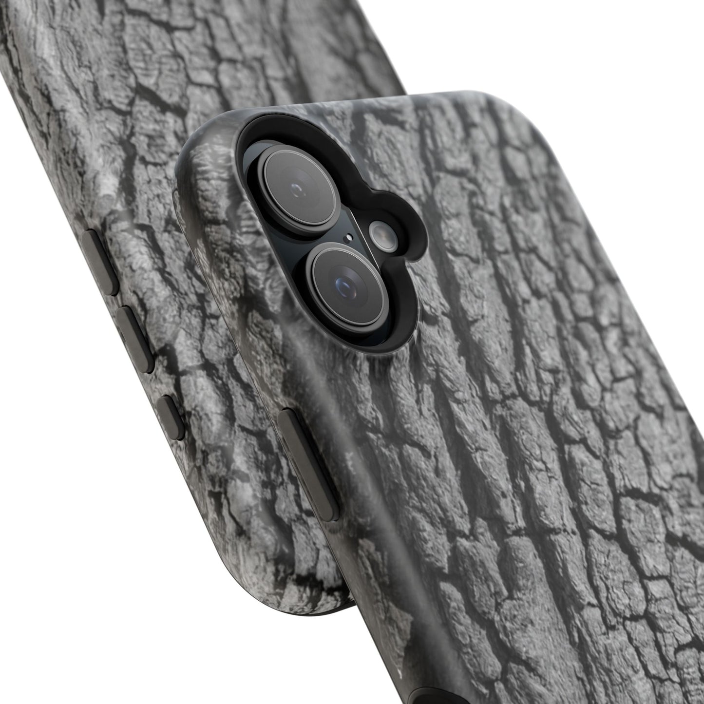 Bark Texture Magnetic Impact Phone Case