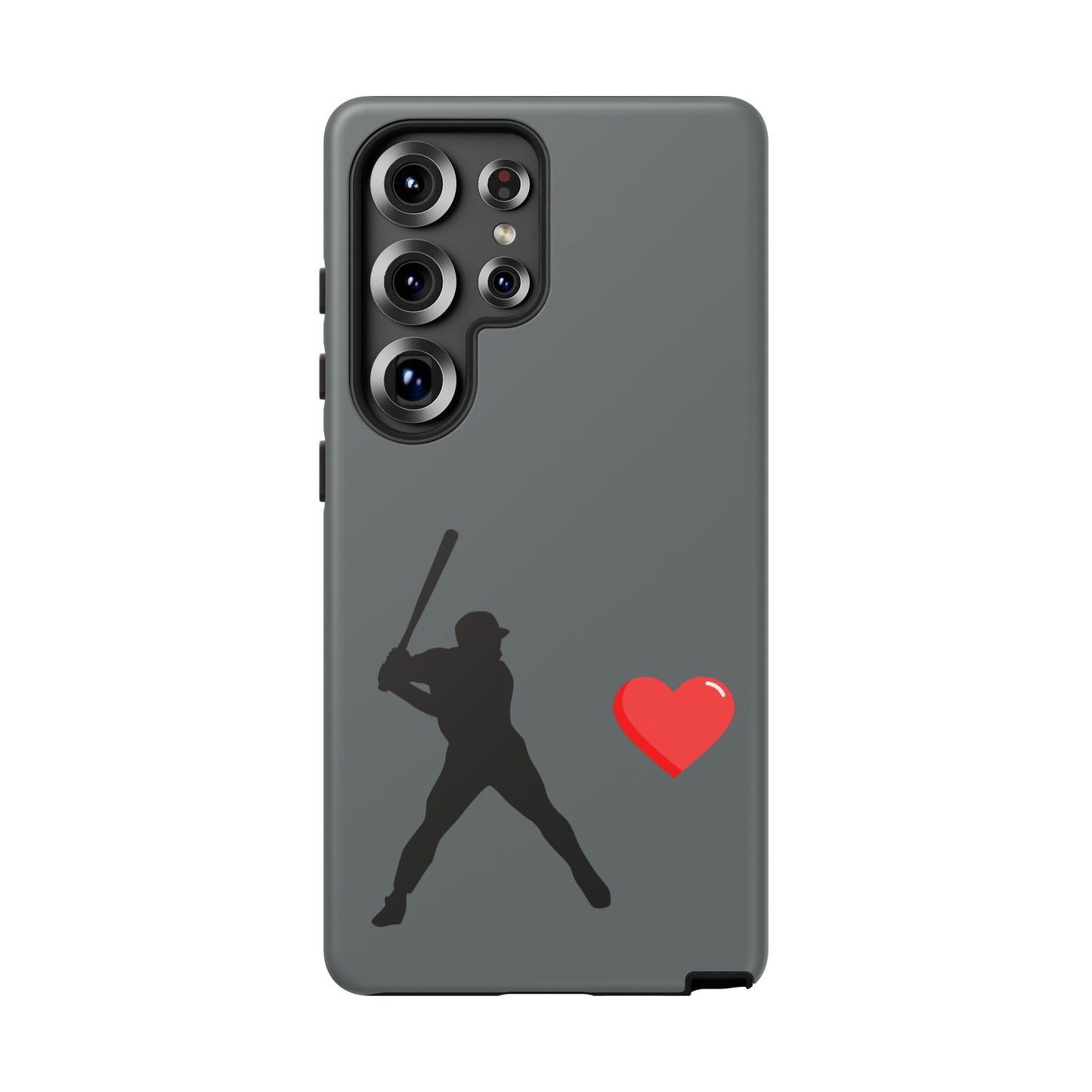 Printify Baseball Love phone case featuring sports-themed design, sturdy protection, ideal for sports fans and Father's Day gift.